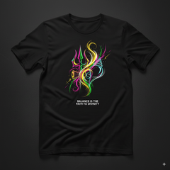 Balance is the Path to Divinity" Unisex T-Shirt | Spiritual Quote Tee | Relaxed Fit Comfort Cotton