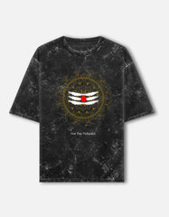 Shiva Mandala T-Shirt — Har Har Mahadev Graphic Tee | Premium Shiva Tee | Har Har Mahadev Distressed Black